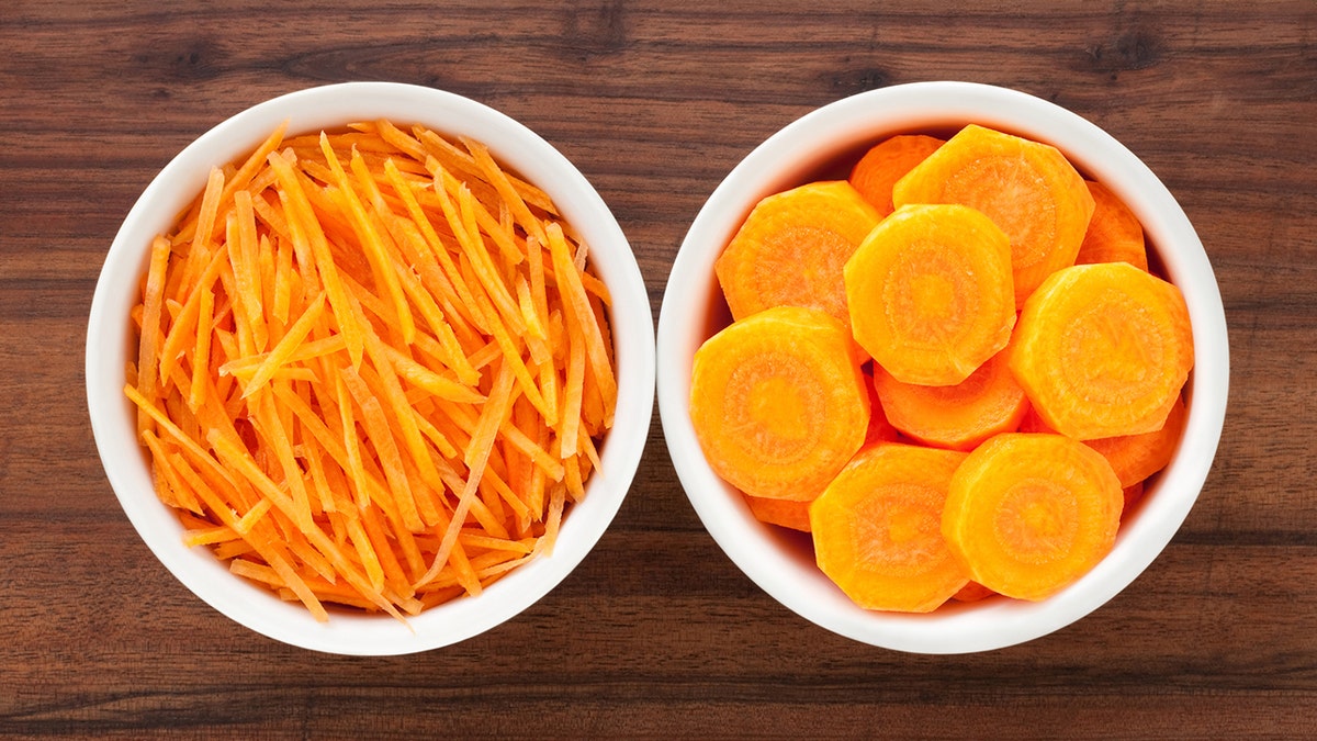 different ways to slice carrots