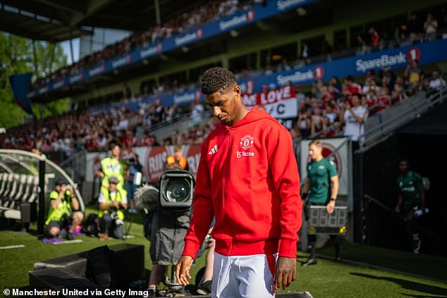 Marcus Rashford's Range Rover was involved in a crash that saw two men taken to hospital