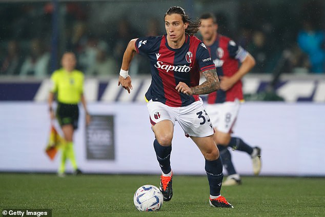 Calafiori was key in Bologna's efforts to securing Champions League football last season