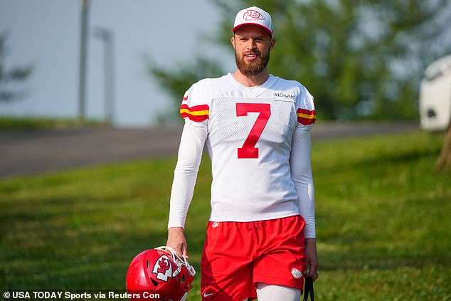 One of those was Kansas City Chiefs kicker Harrison Butker, who's no stranger to controversy