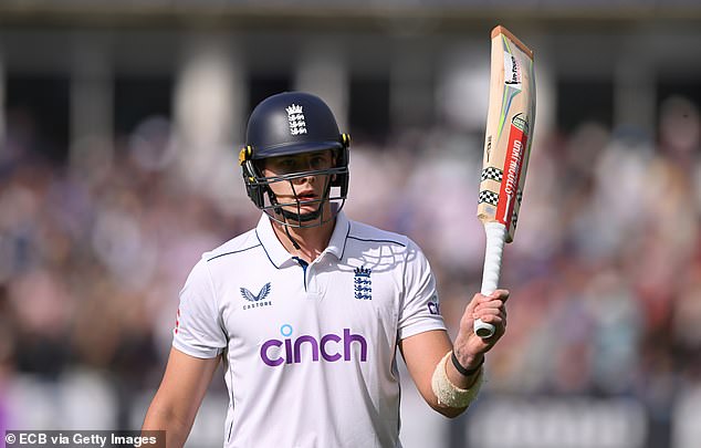 Smith (pictured) though agonisingly fell short of clinching his first Test century today at Edgbaston