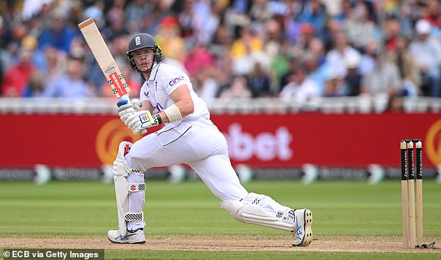 Jamie Smith (pictured) steadied the ship for England on day two of their third Test against West Indies