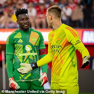 Andre Onana was happy to indulge in some shoot-out mind games