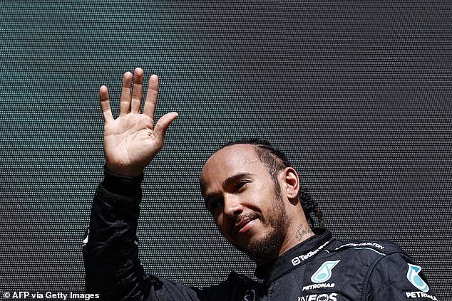 Mercedes team-mate Lewis Hamilton was promoted to P1 due to Russell's disqualification