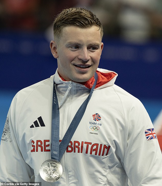 Peaty earning the silver medal, finishing just 0.02 seconds behind Nicolo Martinenghi