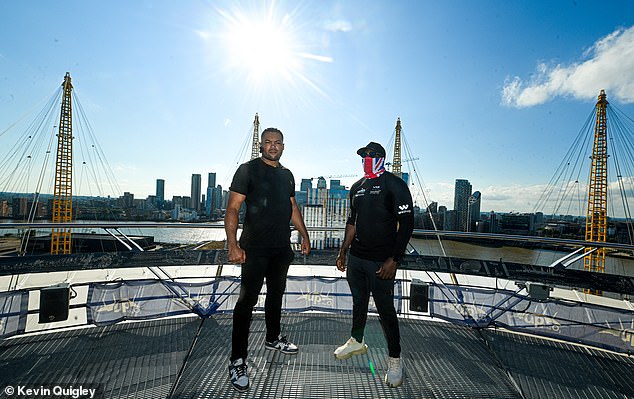 Joyce and Chisora confidently stand at the peak of the O2 ahead of their showdown