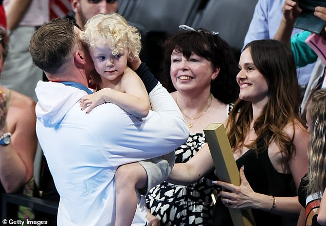 Adam Peaty revealed what his son George, 3, told him after his Olympic heartbreak in Paris