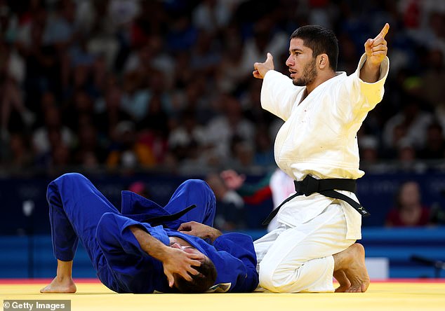 But Emomali refused to shake his Israeli opponent's hand before he walked off the mat in Paris