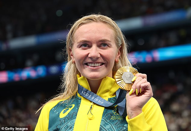 By winning gold in the women's 400m freestyle, Titmus joined Dawn Fraser as the only Aussie women to defend their individual swimming gold medals