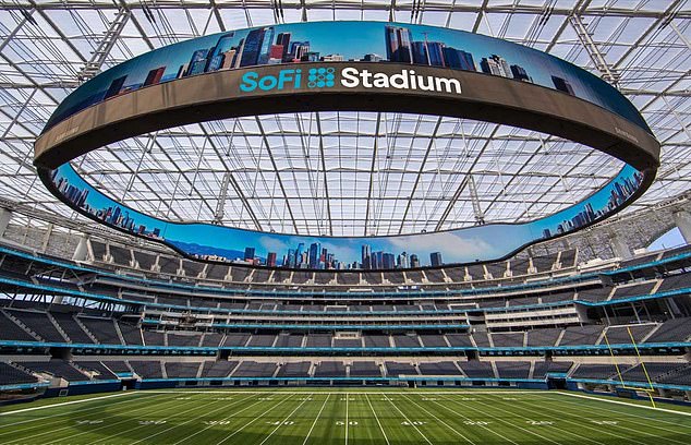 The spectacular SoFi venue was built by Stan Kroenke at a total cost of around £4.3billion