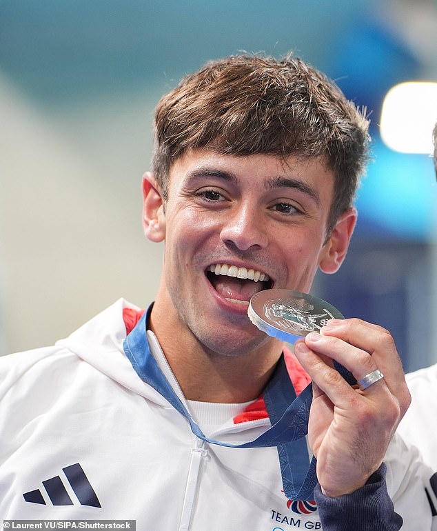 There are many theories to the phenomena, with Team GB swimmer Tom Daley (pictured) having also participated in the trend after winning silver this week in Paris