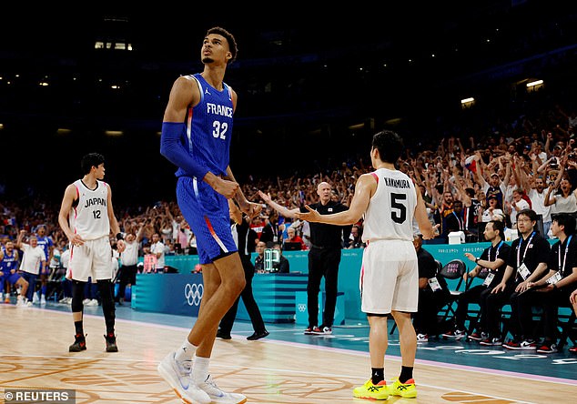 France achieved a 2-0 record in the Olympics after narrowly defeating Japan