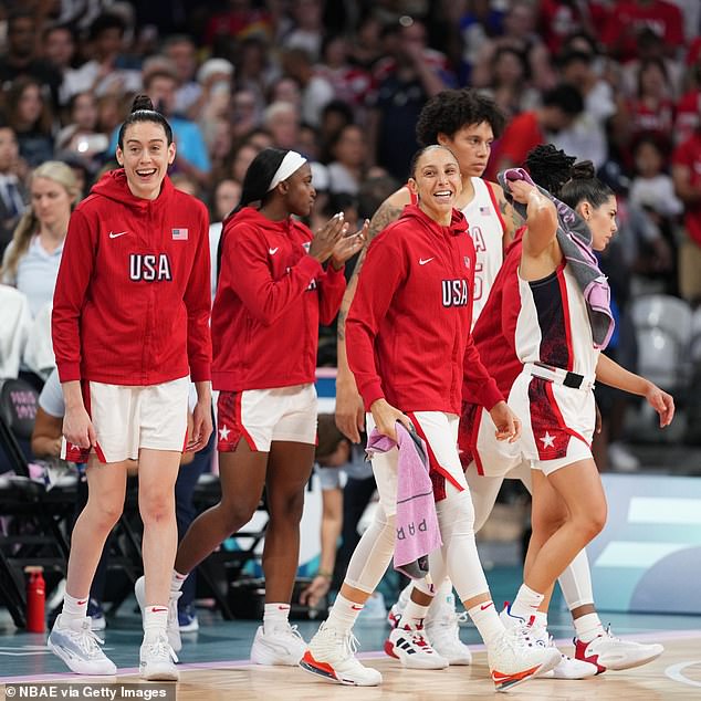 The USA women's basketball team blew Japan out, 102-76, in their first group game in Paris