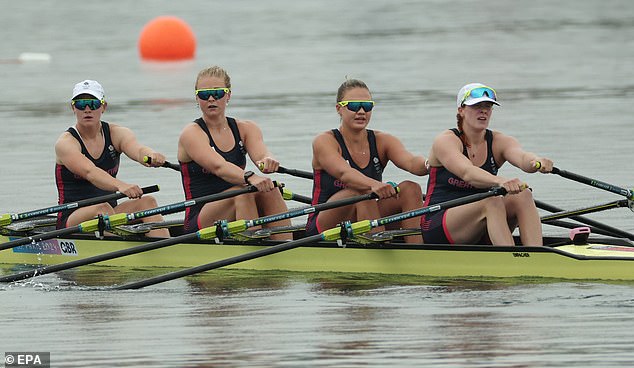 Redgrave has backed Lauren Henry, Hannah Scott, Lola Anderson, Georgina Brayshaw (L-R) to add the Olympic title to their world championship success