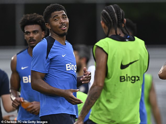 Chelsea defender Wesley Fofana (left) has stated that his teammate Enzo Fernandez 'is not racist'