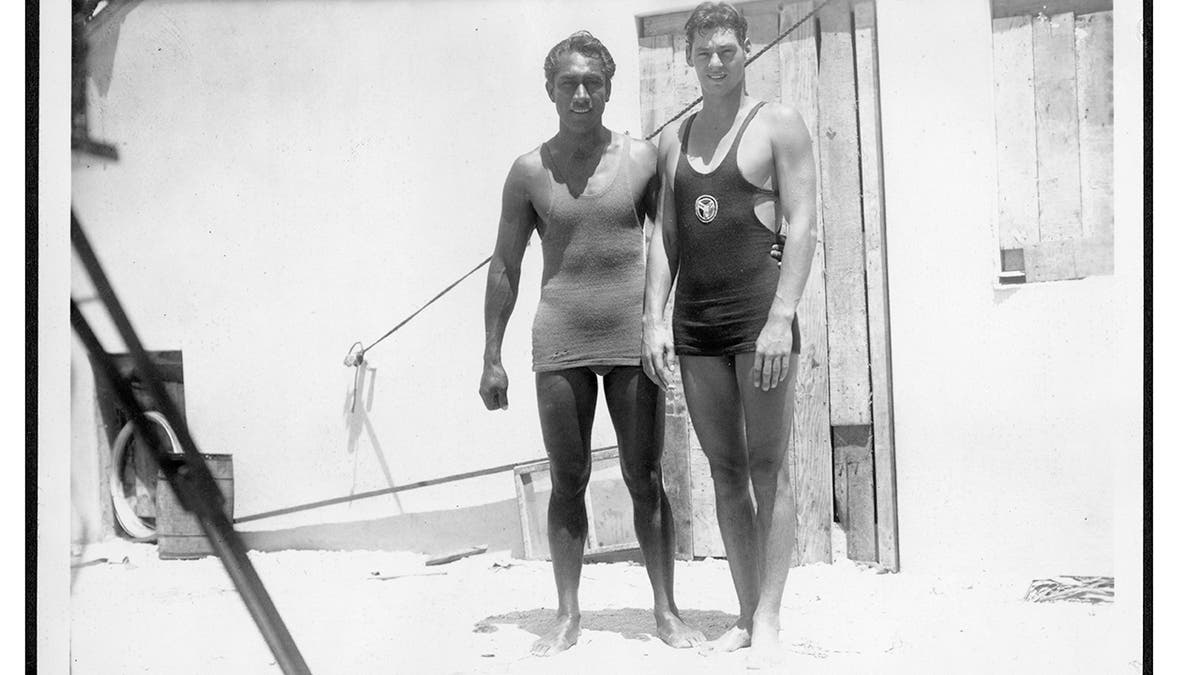 Kahanamoku and Weissmuller