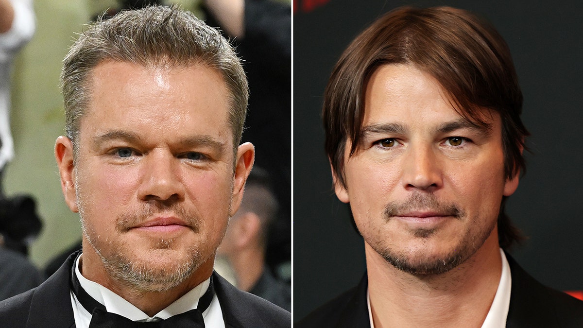 side by side close ups of Matt Damon and Josh Hartnett