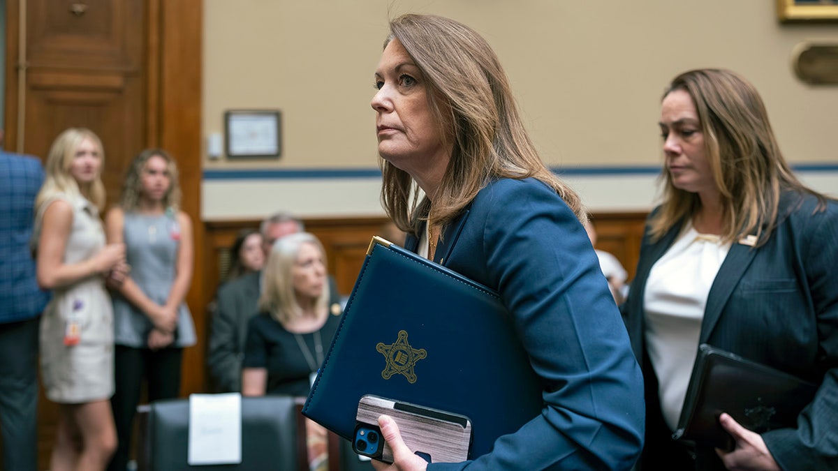 U.S. Secret Service Director Kimberly Cheatle testifies before the House Oversight and Accountability Committee