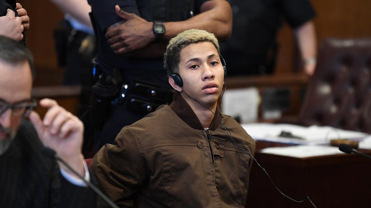 Darwin Gomez-Izquiel, 19, in a Manhattan criminal court