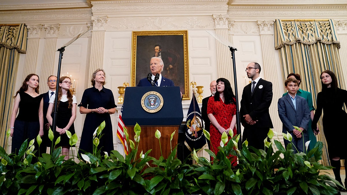 U.S. President Joe Biden announces the release of Paul Whelan, Evan Gershkovich, Alsu Kurmasheva, and Vladimir Kara-Murza