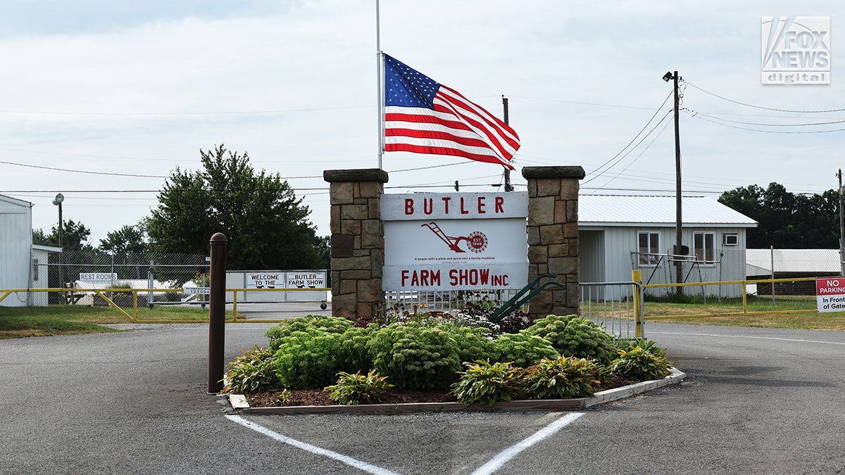 Flag at half-mast