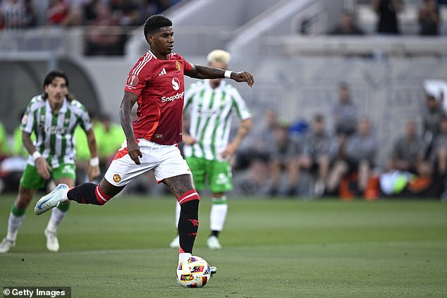 Marcus Rashford set United on their way by scoring from the penalty spot in the 18th minute