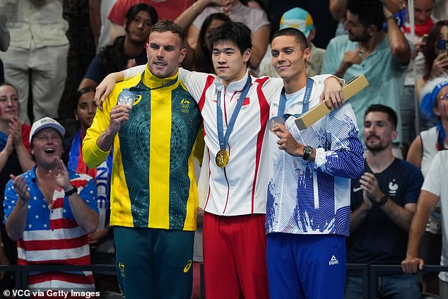 The panel discussion came just after Kyle Chalmers was beaten in the 100m freestyle by Chinese star Pan Zhanle, who came in a huge full second ahead of the Aussie