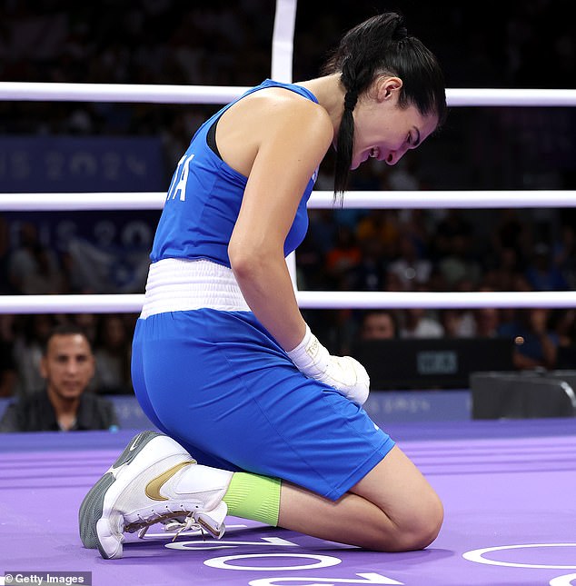 Carin, 25, expressed her frustration and disbelief after a match was stopped following just two punches from her opponent