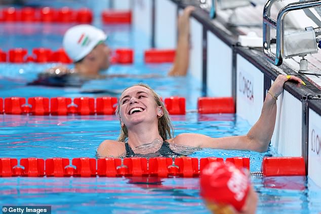 Ariarne Titmus brought the gold medal home as the Aussies smashed the Olympic record