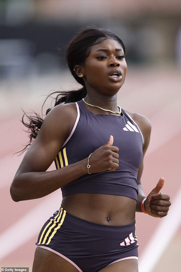 Favour Ofili, the Nigerian national champion in the 100-meter sprint, unable to compete in Paris