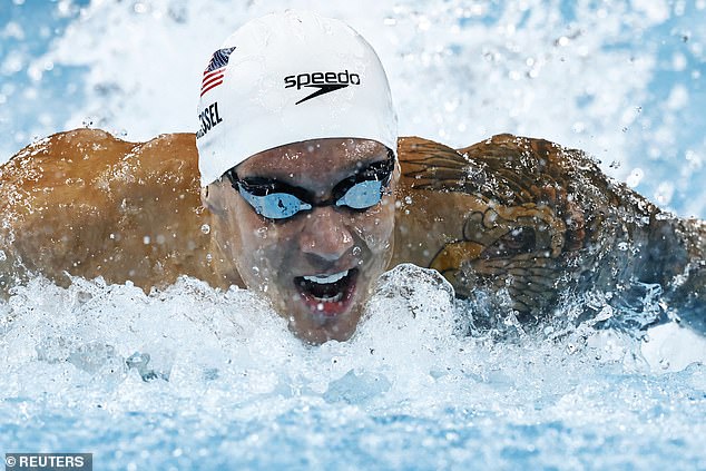 Fans claimed that Caeleb Dressel is 'washed' after a difficult day of swimming on Friday