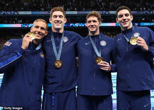 Dressel helped Team USA secure a gold medal in the men’s 4x100 relay on Saturday