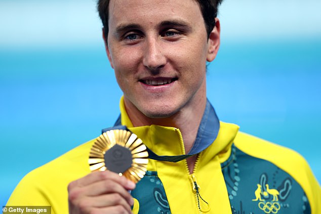 Swimmer Cameron McEvoy won the men's 50m freestyle final - Australia's gold medal count per million people is currently the highest at 0.48