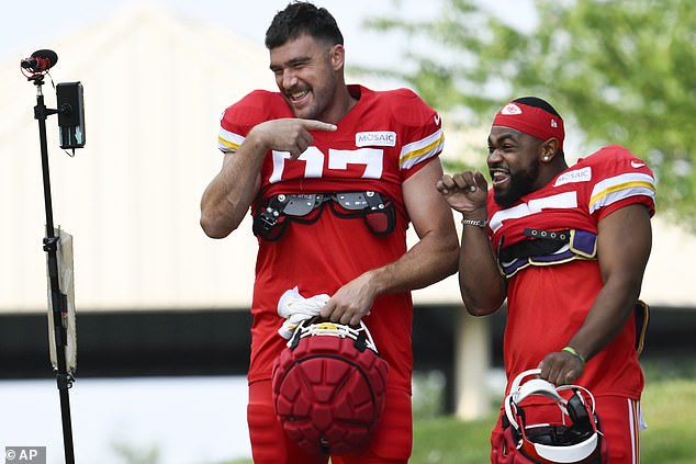 Edwards-Helaire spoke of Kelce's influence while bravely opening up about his ordeal