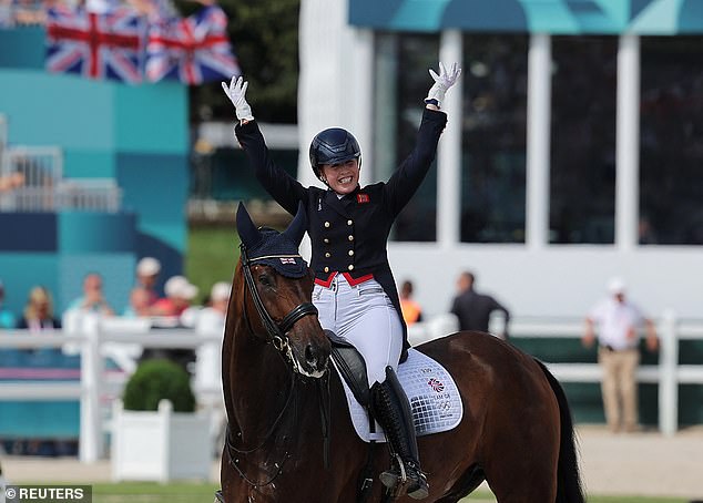 Stewart and Snoop Dogg saw British rider Becky Moody clock up a leading first-round score