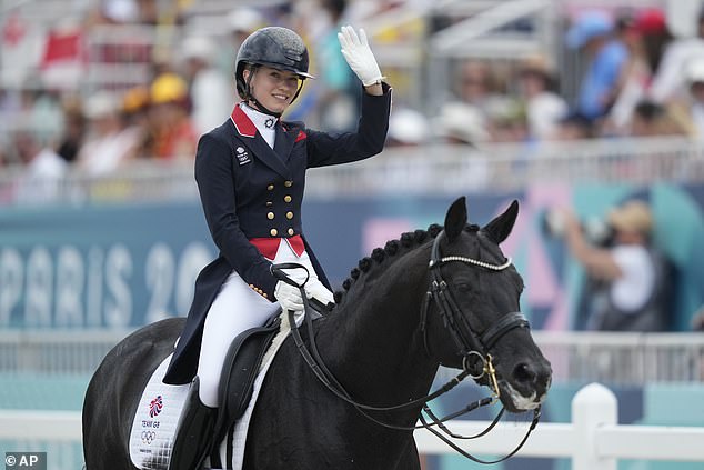 Lottie Fry and Glamourdale displayed impressive dressage skills to secure bronze for Great Britain in Paris