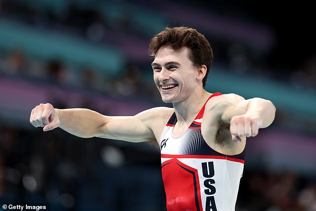 Stephen Nedoroscik is on the podium yet again after the men's pommel horse final, Saturday