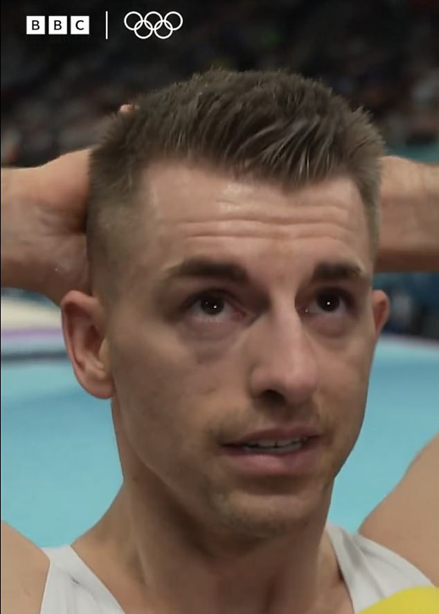 Max Whitlock became emotional in an interview with the BBC after his final-ever routine