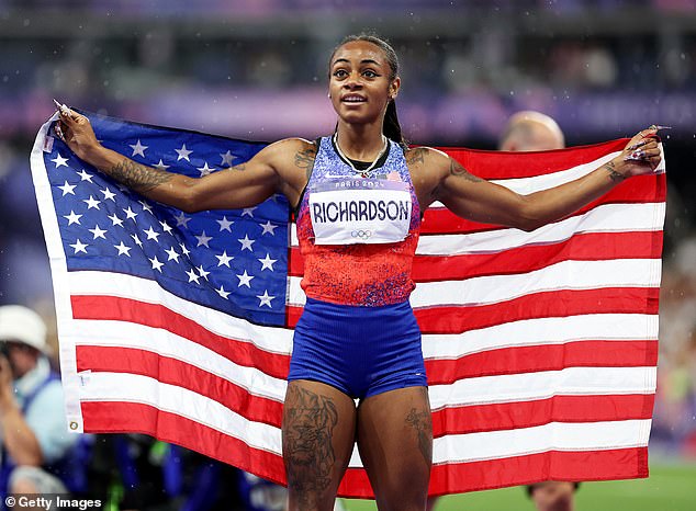 Sha'Carri Richardson had to settle for silver in the Olympic final of the women's 100m dash