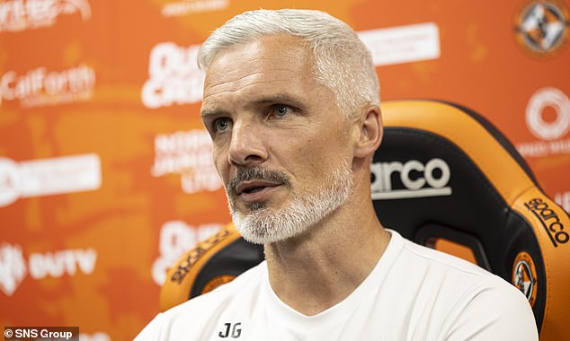 Jim Goodwin lead Dundee United to the Championship title last season