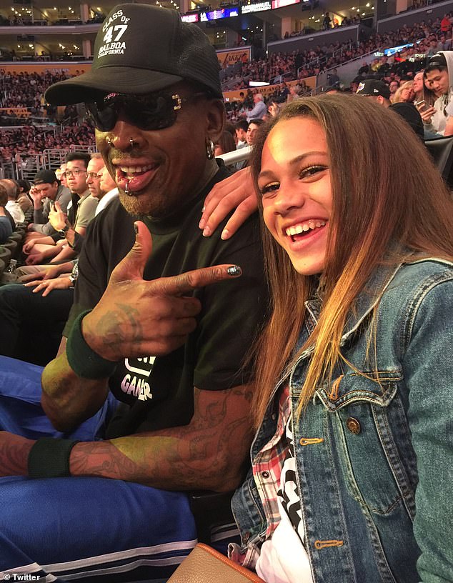 Trinity Rodman is the daughter of NBA legend & former Chicago Bulls center Dennis Rodman