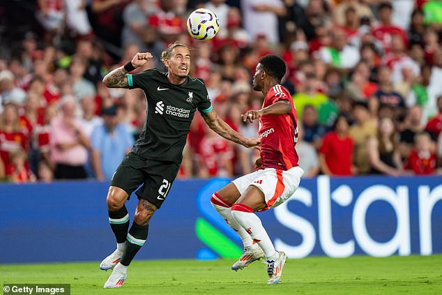 Kostas Tsimikas scored the third goal for Liverpool and has, overall, impressed under Slot