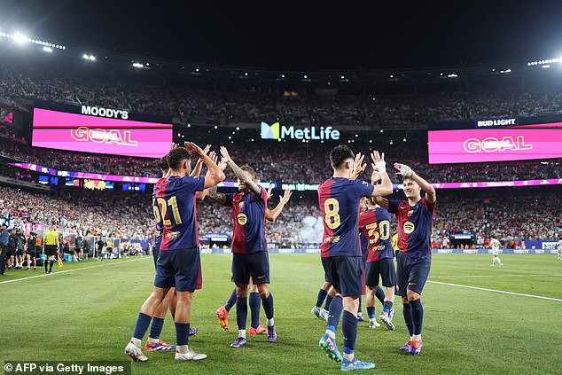 Barcelona won the first El Clasico of the season as they beat rivals Real Madrid 2-1 in New York