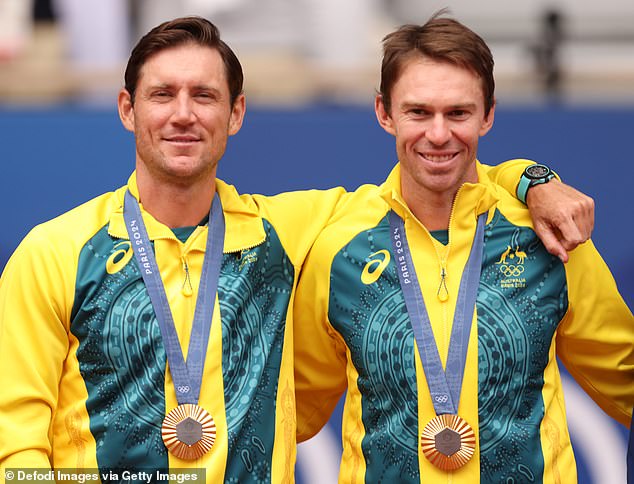 Australia claimed its first gold medal in men's doubles since 1996 with Matt Ebden and John Peers winning a thrilling encounter