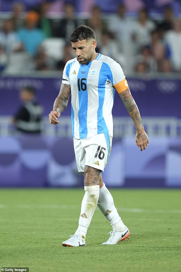 Argentina captain Nicolas Otamendi was targeted by a French commentator's baseless accusation