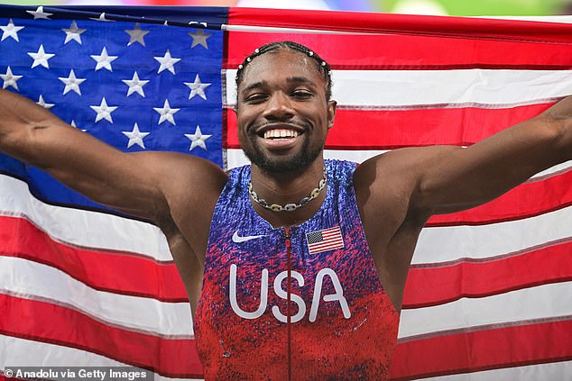 The American sprinter beat Jamaica's Kishane Thompson by the narrowest of margins