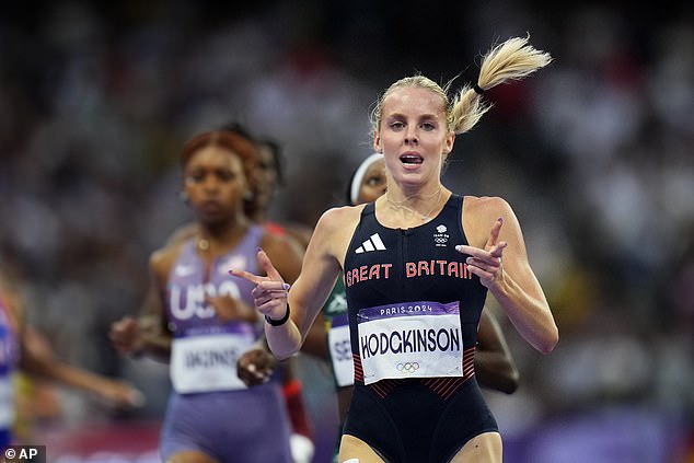 Keely Hodgkinson looks far and away the best athlete going in the women's 800m on Monday night