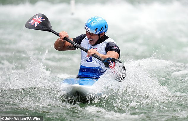 Three-time world champion Joe Clarke is eyeing a gold medal in the men's kayak cross