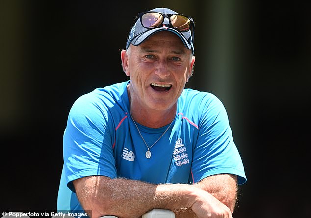 Graham Thorpe during an England nets session at Sydney Cricket Ground on January 4, 2022