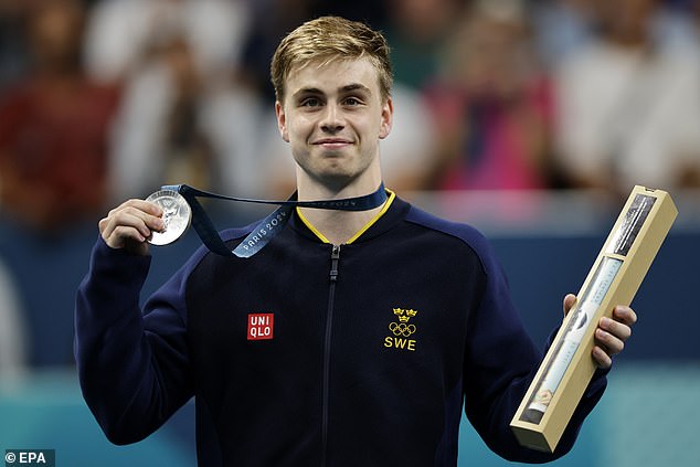 The 22-year-old claimed an Olympic silver medal in Sunday's table tennis final